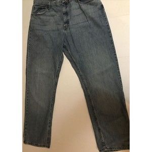 Wrangler Premium Quality  Mens Relaxed Fit Blue Denim Jeans - W 40 L 32